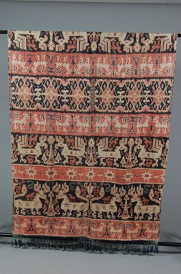 Lot 91 - Three Sumba cotton ikat patola, Indonesia,...