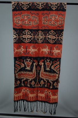 Lot 91 - Three Sumba cotton ikat patola, Indonesia,...