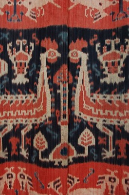 Lot 91 - Three Sumba cotton ikat patola, Indonesia,...