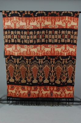 Lot 93 - Two Sumba ikat patola, Indonesian, first half...