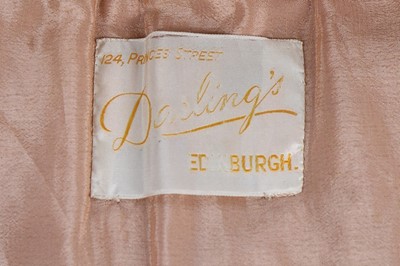 Lot 105 - A Darling's of Edinburgh blush-coloured velvet...