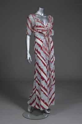 Lot 205 - An Ossie Clark/Celia Birtwell printed crepe de...