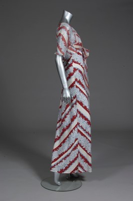 Lot 205 - An Ossie Clark/Celia Birtwell printed crepe de...