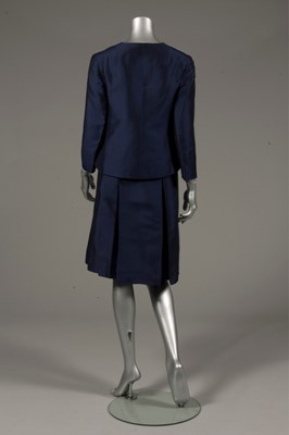 Lot 143 - A Christian Dior London brocaded gold lamé...