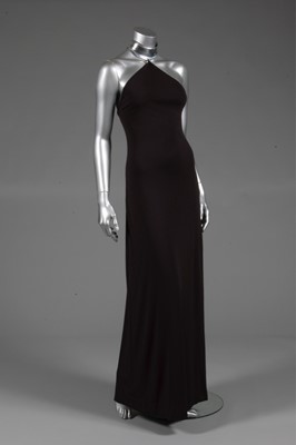 Lot 187 - A fine Rudi Gernreich black jersey evening...