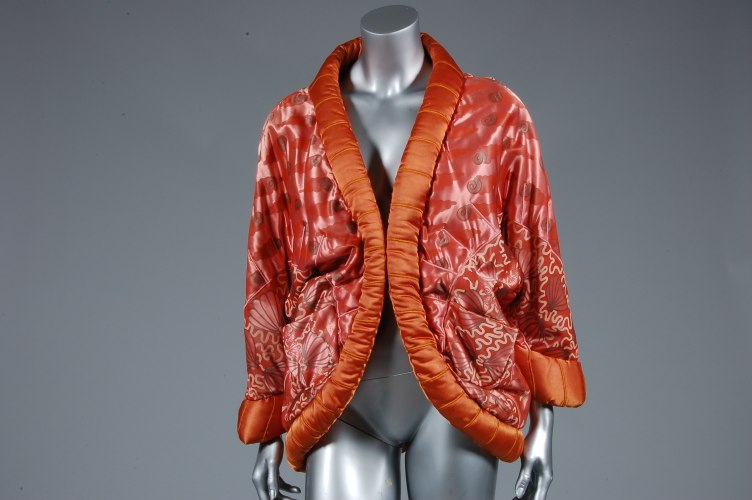 Sandra Rhodes Shells Lot 192 - A Zandra Rhodes shell-print jacket, 1972,