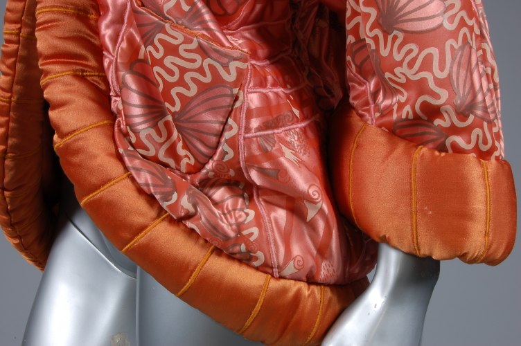 Sandra Rhodes Shells Lot 192 - A Zandra Rhodes shell-print jacket, 1972,