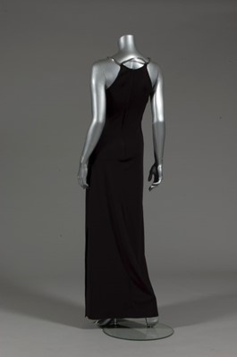 Lot 189 - A fine Rudi Gernreich black jersey evening...