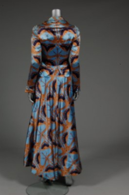 Lot 194 - A good Jean Muir art-nouveau printed satin...