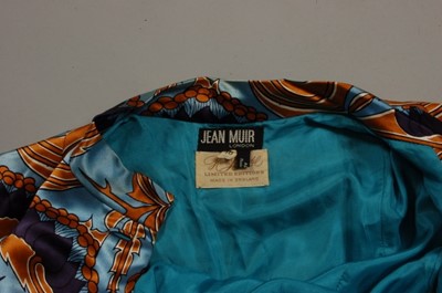 Lot 194 - A good Jean Muir art-nouveau printed satin...
