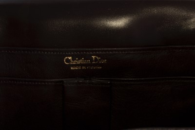 Lot 100 - A Christian Dior brown alligator handbag,...