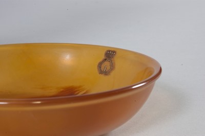 Lot 89 - A tortoiseshell bowl bearing the Windsor...