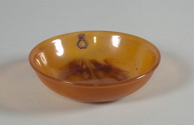 Lot 89 - A tortoiseshell bowl bearing the Windsor...