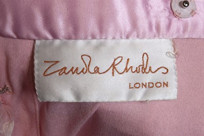 Lot 291 - Princess Diana's Zandra Rhodes pink chiffon...