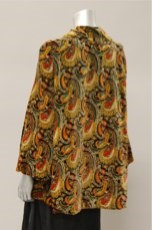 Lot 82 - A Burberry printed velvet evening jacket,...