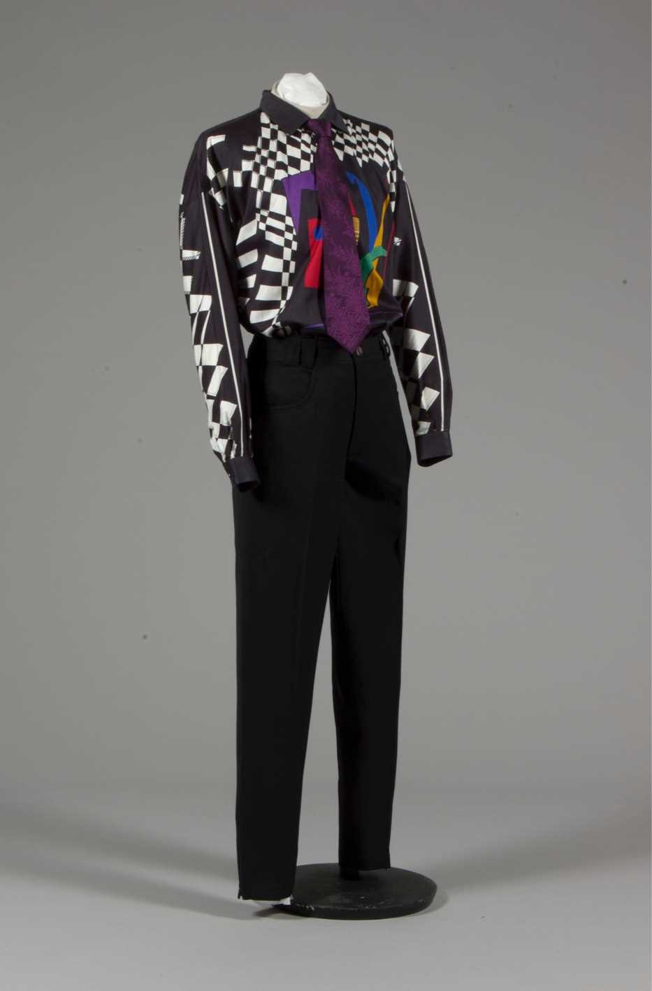 Lot 240 - A Gianni Versace man's suit Autumn-Winter,...