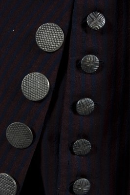 Lot 41 - A gentleman's striped wool tailcoat and...