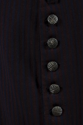 Lot 41 - A gentleman's striped wool tailcoat and...