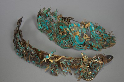 Lot 36 - An interesting group of Chinese kingfisher...