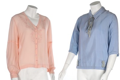 Lot 137 - A group of summer blouses and lingerie, mainly...