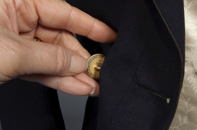 Lot 51 - A rare gentleman's day ensemble, early 1850s,...