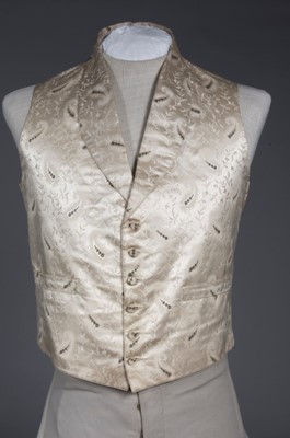 Lot 51 - A rare gentleman's day ensemble, early 1850s,...