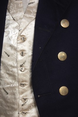 Lot 51 - A rare gentleman's day ensemble, early 1850s,...