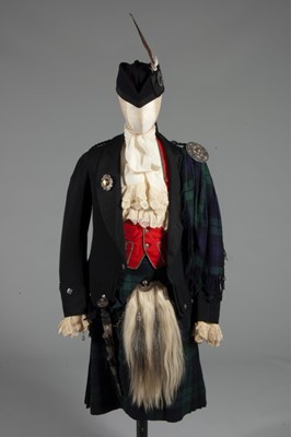 Lot 50 - Highland dress belonging to Captain Ross,...