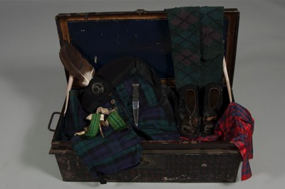 Lot 50 - Highland dress belonging to Captain Ross,...