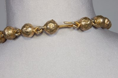 Lot 18 - A Chanel nugget and blister pearl necklace,...