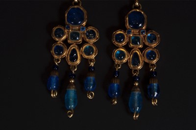 Lot 13 - Gripoix for Givenchy `Hommage Klimt' earrings,...