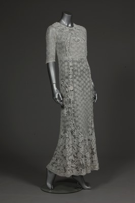 Lot 54 - An Irish crochet summer gown, circa 1910-12,...