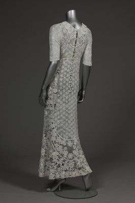 Lot 54 - An Irish crochet summer gown, circa 1910-12,...