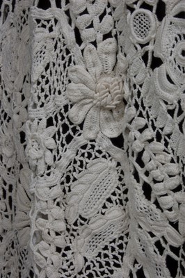 Lot 54 - An Irish crochet summer gown, circa 1910-12,...