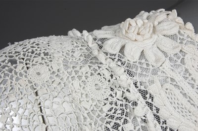 Lot 54 - An Irish crochet summer gown, circa 1910-12,...