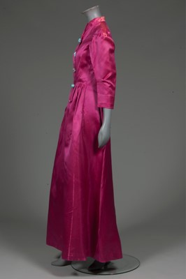 Lot 84 - A rare Schiaparelli shocking pink satin...
