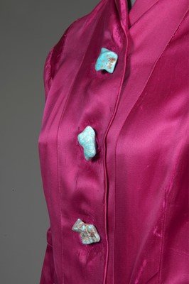 Lot 84 - A rare Schiaparelli shocking pink satin...