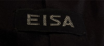 Lot 135 - A Balenciaga black and white mohair tweed suit,...