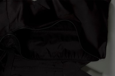 Lot 121 - A fine Jacques Heim couture black satin...