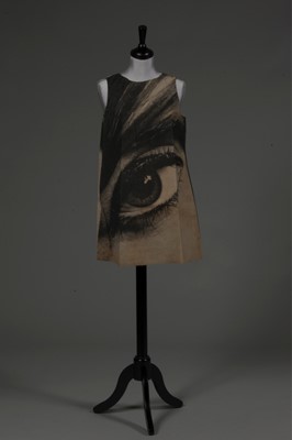 Lot 173 - A Harry Gordon disposable paper dress `Eye',...