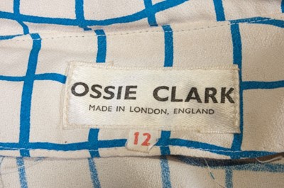 Lot 209 - An Ossie Clark/Celia Birtwell printed moss...