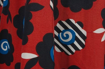 Lot 209 - An Ossie Clark/Celia Birtwell printed moss...