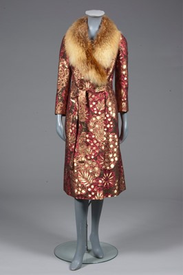 Lot 151 - A Christian Dior couture evening coat, late...