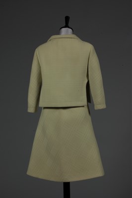 Lot 169 - A Pierre Cardin pistachio-green wool suit,...