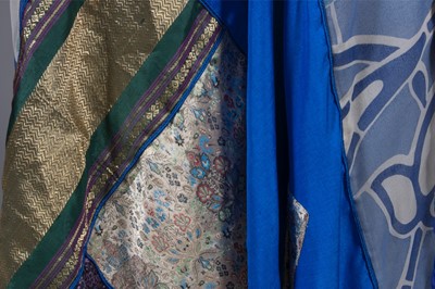 Lot 197 - A good Thea Porter printed chiffon and brocade...