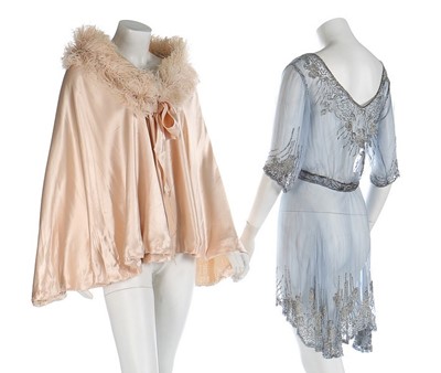 Lot 116 - A group of evening and daywear, mainly 1930s,...