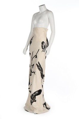 Lot 210 - An Alexander McQueen 'Birds' skirt, 'Sarabande'...