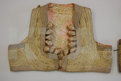Lot 34 - Richly embroidered infant waistcoats, Albanian,...