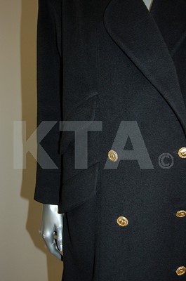 Lot 170 - A Chanel boutique black cashmere coat, late...