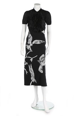 Lot 209 - An Alexander McQueen black ensemble,...